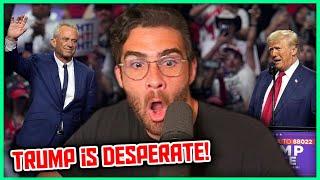 Trump Gives Rally With RFK Jr. In Arizona | Hasanabi Reacts