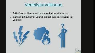 VENEMESTARIN TELAKKA: Miten varmistaa riittävä ja turvallinen sähkönkäyttö