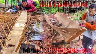 MAKING A SAMPLE BOAT #1 ||  how to make a wooden boat stronger