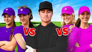 I Challenged The Best Girl Golfers on YouTube