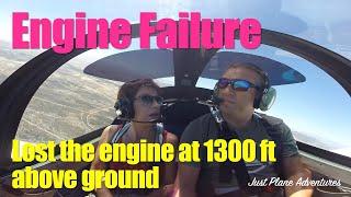 Engine Failure at 1300ft AGL, Morningstar ZA, Pioneer 300