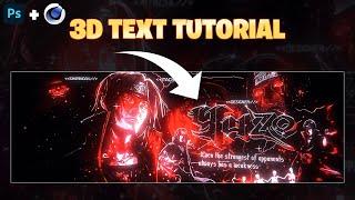 How To Make The "BEST" 3D Text In PHOTOSHOP (2022)