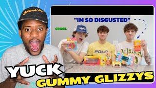 THE STURNIOLOS TRY GUMMY FOOD VS REAL FOOD CHALLENGE REACTION