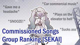 Project Sekai GROUP RANKING: Commissioned Songs