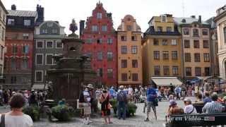 Stockholm ,Sweden  Walking travel tour : Old Town, Gamla Stan (Ultra 4K )