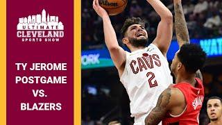 Ty Jerome post game presser | Cavs beat Blazers 133-129