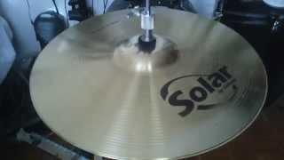 Sabian Solar 14" hihat HQ sound test