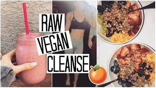 How to Cleanse & Detox your Body with a RAW VEGAN Diet | What I Eat in a Day #3