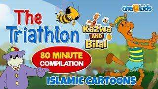 Kazwa & Bilal 80 Minute Compilation | Islamic Cartoons For Kids