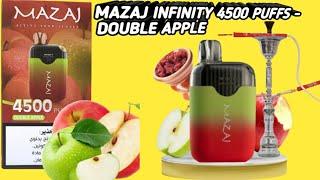 MAZAJ INFINITY 4500 PUFFS - DOUBLE APPLE /Be the first to review this product #mazaje /Mazaj Vape