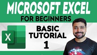 Microsoft Excel Tutorial for Beginners - FREE Online Excel Course | Excel Tutorial Part 1