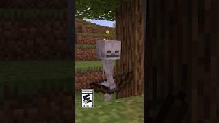 СКЕЛЕТ В МАЙНКРАФТЕ #minecraft #minecraftmemes