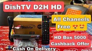 Dishtv D2H Hd box | 5000 cashback Offer | Cheapest dth box in India | 50% Off on Recharge