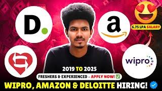 Cognizant, Amazon & Deloitte Hiring 2019-2025  | IT Jobs for Freshers & Experienced!