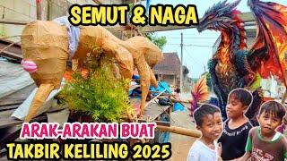 SUDAH PEMBUNGKUSAN‼️Review 2 Arak-arakan Buat Takbir Keliling Idul Fitri 2025 - Noreh Wonosekar