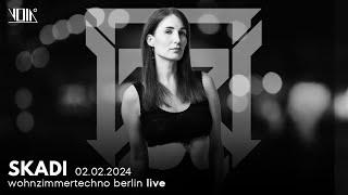 Skadi @ WohnzimmerTechno Berlin 02.02.2024 | Void Club | Hardgroove Video Set | Live