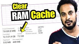 How to Clear RAM CACHE in Windows 10/11|  Make Computer Faster