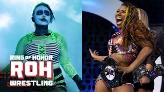 HIGHLIGHTS: Halloween Ring of Horror Match! Athena (c) vs. Abadon! #ROH TV 10/31/24