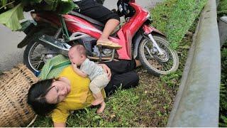 A single mother, walking on the road, suddenly had an accident. and meet good people to help.