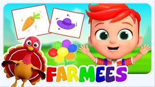 Let's Learn the Colors with Fun Farmees Baby Song