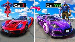 Upgrading SUPERHERO Cars To GOD HERO Cars In GTA 5!