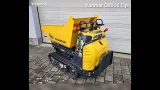 YANMAR C08 Kettendumper HI-TIP   Hochkipper Cormidi C85 Diesel LN100E Japaner