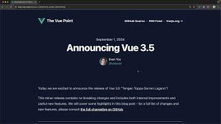 What's New in Vue 3.5?