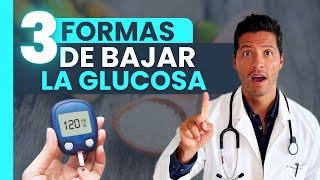 CÓMO BAJAR la GLUCOSA RÁPIDO ? | Diabetes Tipo 2