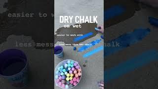 Wet vs. Dry Chalk -which is better?