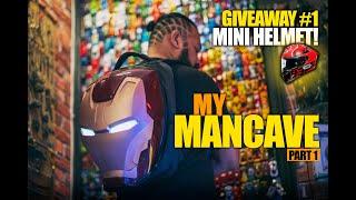 MY MANCAVE :: PART 1 :: MOTOCAVE TOUR :: 1ST GIVEAWAY!