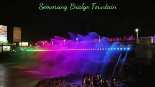 Semarang Bridge Fountain Air Mancur Jembatan Semarang Indonesian Bridge Fountain