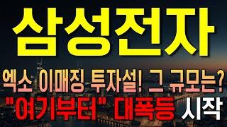 [ 삼성전자 ] 엑소 이매징 투자설!! 그 규모는? "여기부터" 대폭등 시작!