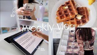 weekly vlog  | studying, visiting a museum, food, shopping + more