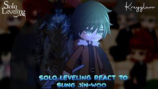 Solo Leveling React To Sung Jin-Woo  Solo Leveling  Credits on description  kreyyluvv