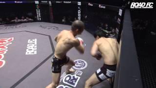 ROAD FC YoungGuns 22] Cha In-Ho defeats Son Kyu-Seok by TKO