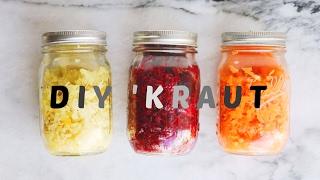 HOW TO MAKE SAUERKRAUT AT HOME // DIY Easy Recipe