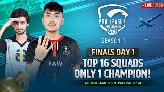 [URDU] PMPL MENA & South Asia Championship S1 Finals Day 1 | Top 16 Squads, Only 1 Champion!