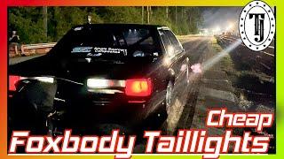 Smoked Foxbody Taillights look so good!  Which bulb and socket? Amazon Taillights!