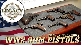 Walk in Wednesday, WW2 9mm Pistols