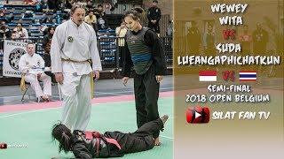 WEWEY WITA VS SUDA LUEANGAPHICHATKUN | PENCAK SILAT 2018 OPEN BELGIUM