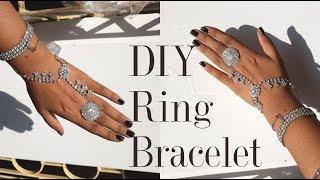 DIY Diamond Hand and Ring chain/bracelet