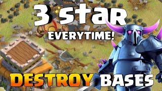 Townhall 8 Attack Strategy, GOWIPE Attack Strategy at TH8, TH8 3 Star Attack Strategy