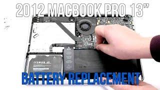 2012 Macbook Pro 13" A1278 Battery Replacement