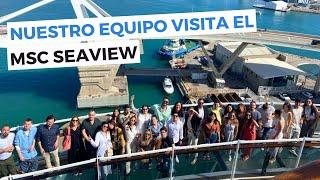 ¡El equipo de SoloCruceros.com sube a bordo de MSC Seaview! ¿Nos acompañas?