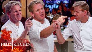 SO MANY Chefs Get Kicked Out - Crazy Hell's Kitchen Service