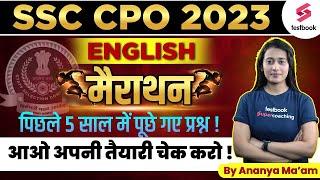 SSC CPO Last 5 Years English Questions | SSC CPO English Previous Year Marathon | Ananya Ma'am