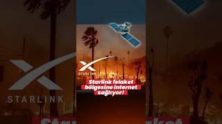 Los Angeles yangın bölgesine interneti Starlink sağlıyor!  #news #haber