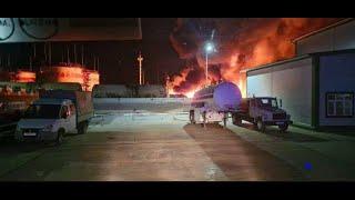 Ukrainian Drones Hit Lukoil Depot in Krasnodar -- Fuel Trucks Targetted