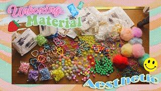 Unboxing de MATERIAL para JOYERÍA & DIY'S AESTHETIC (CUENTAS, DIJES, ABALORIOS) ALIEXPRESS