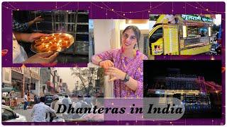 Dhanteras VLOG | Diwali Shopping | Lemon Jhamajham | Diwali in India | Lakshay and Himali